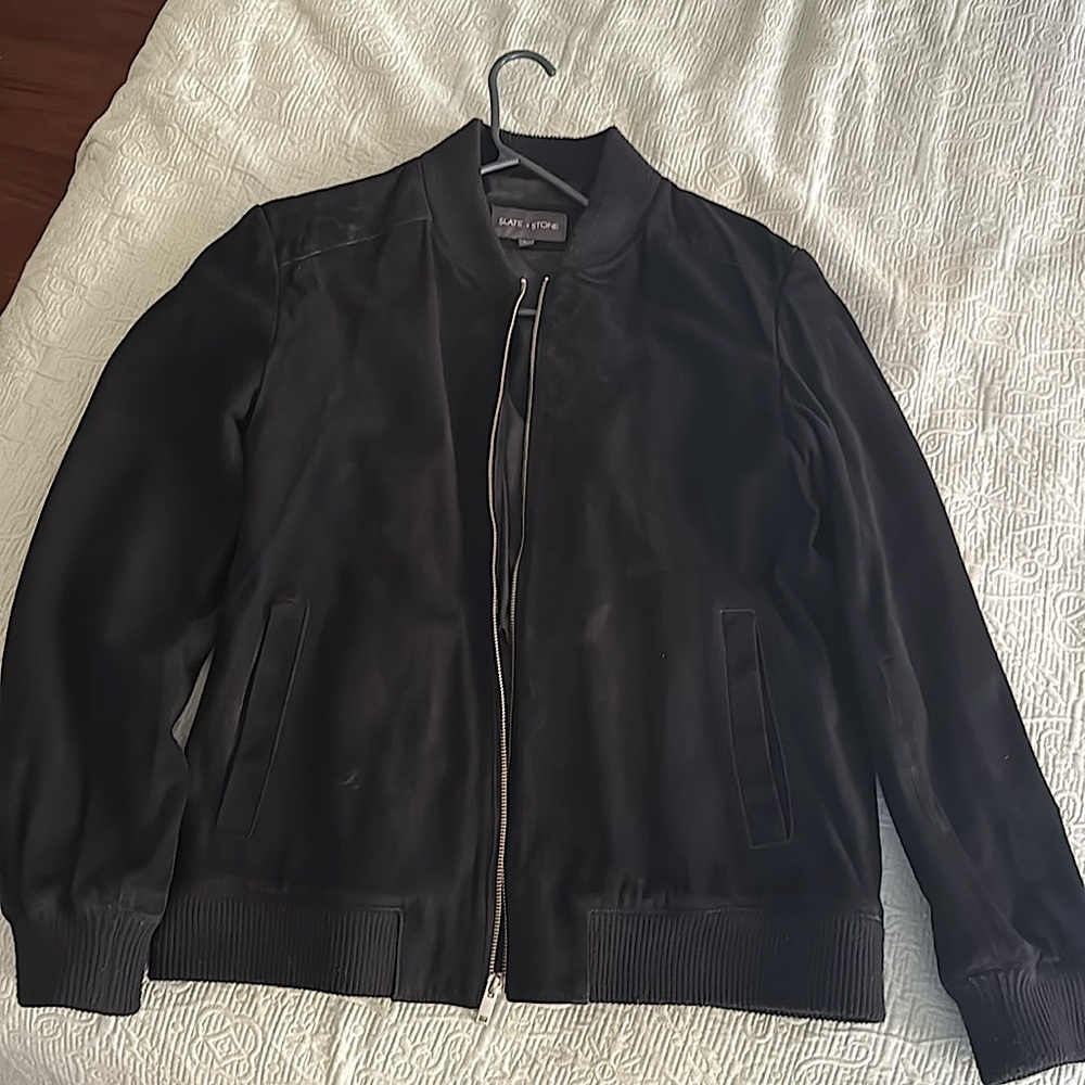 Black suede slate & stone jacket worn a few times only
